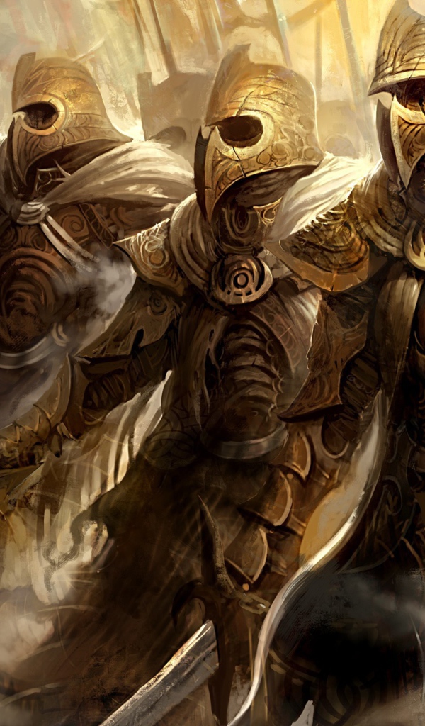 Отряд воинов из игры Guild Wars