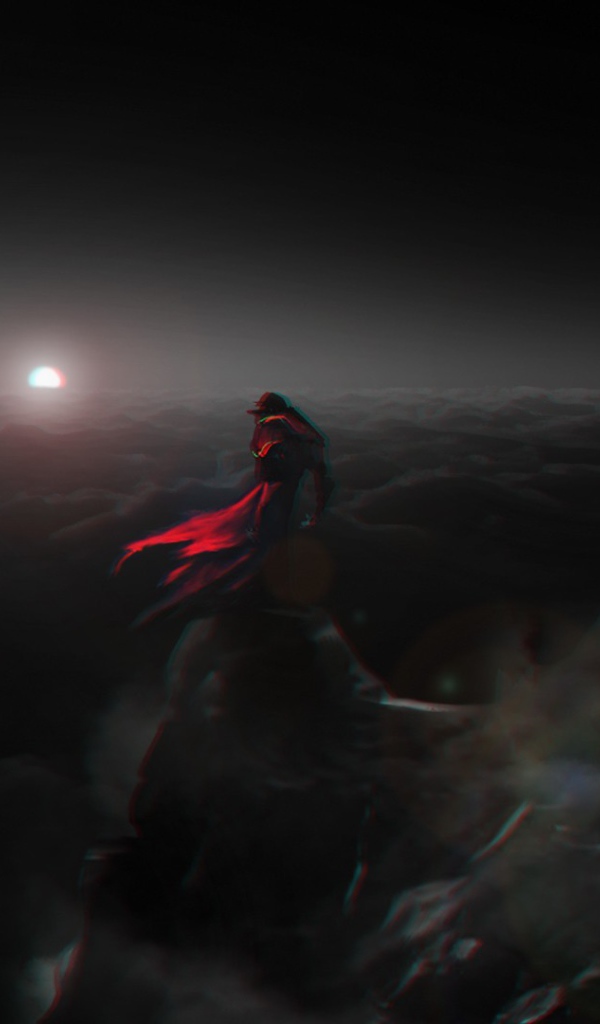 Дракула смотрит на Луну в игре Castlevania Lords of Shadow