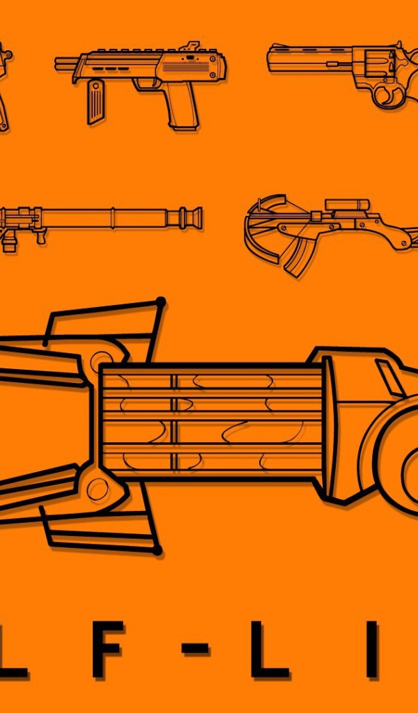 Чертежи оружия в игре Half-Life 2