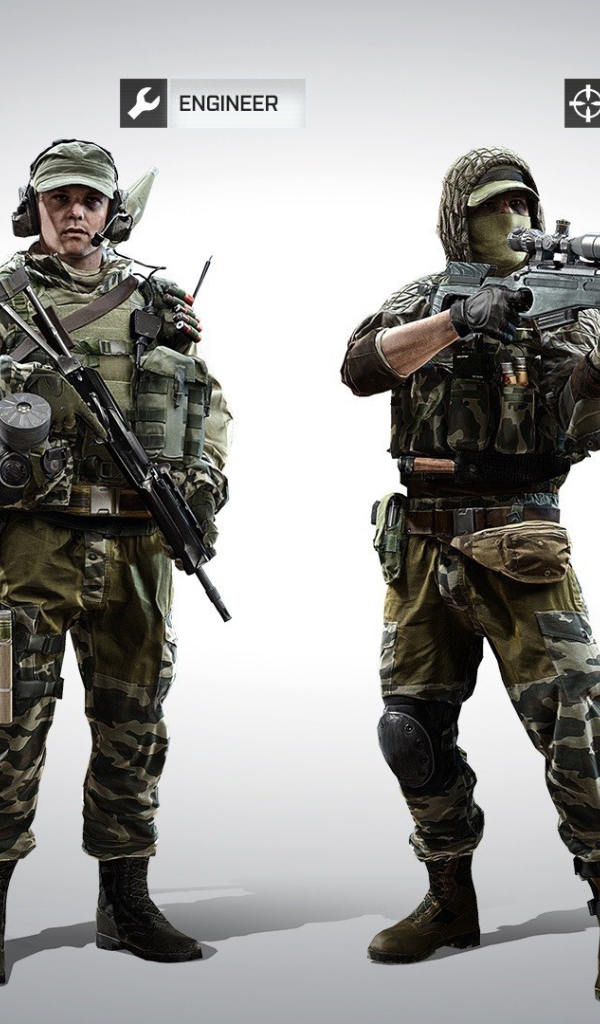 Снаряжение солдат из игры Battlefield 4