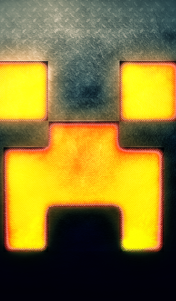 Огненная фигурка из игры Minecraft