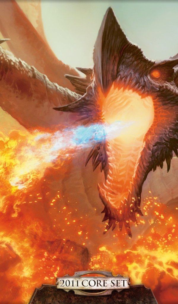 Огнедышащий дракон в игре Magic The Gathering