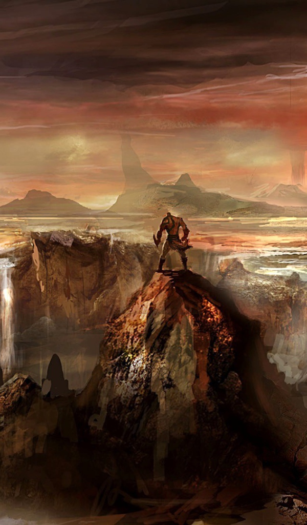 Огненный мир игры God of War