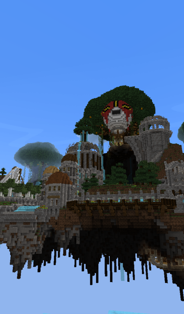 Летающие острова в игре Minecraft