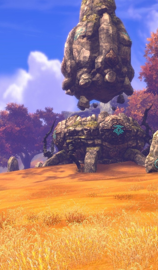 Летающие камни в игре Tera