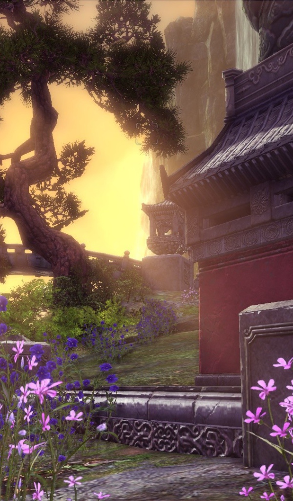 Беседка в саду, игра Blade & Soul