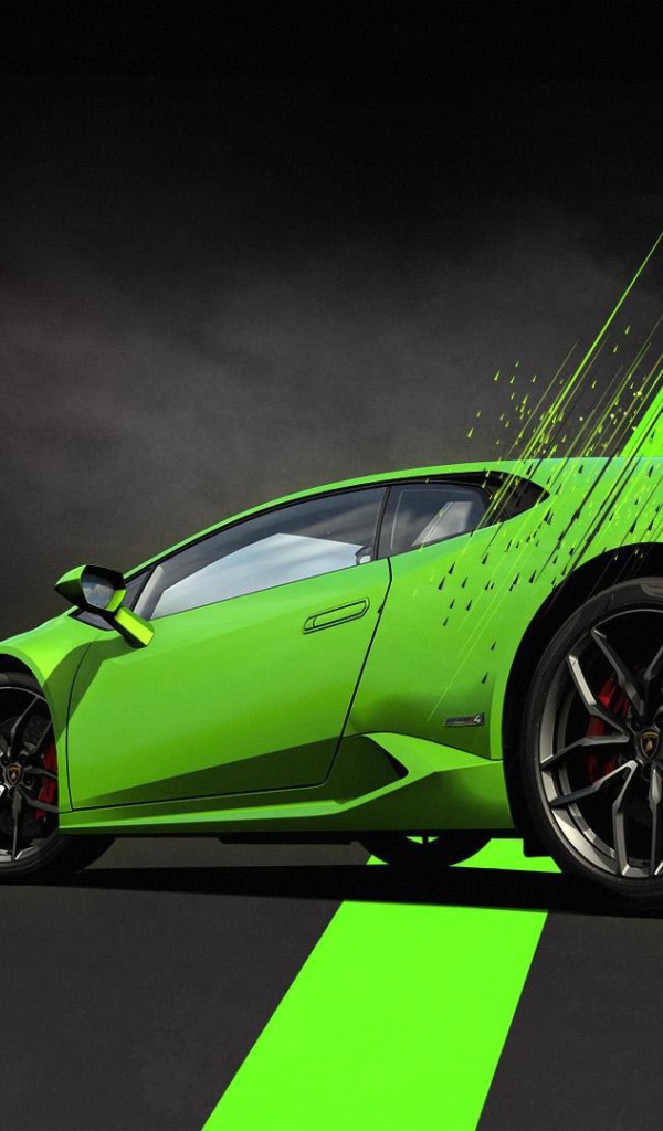 Нежно зеленый Ламборгини в игре Driveclub