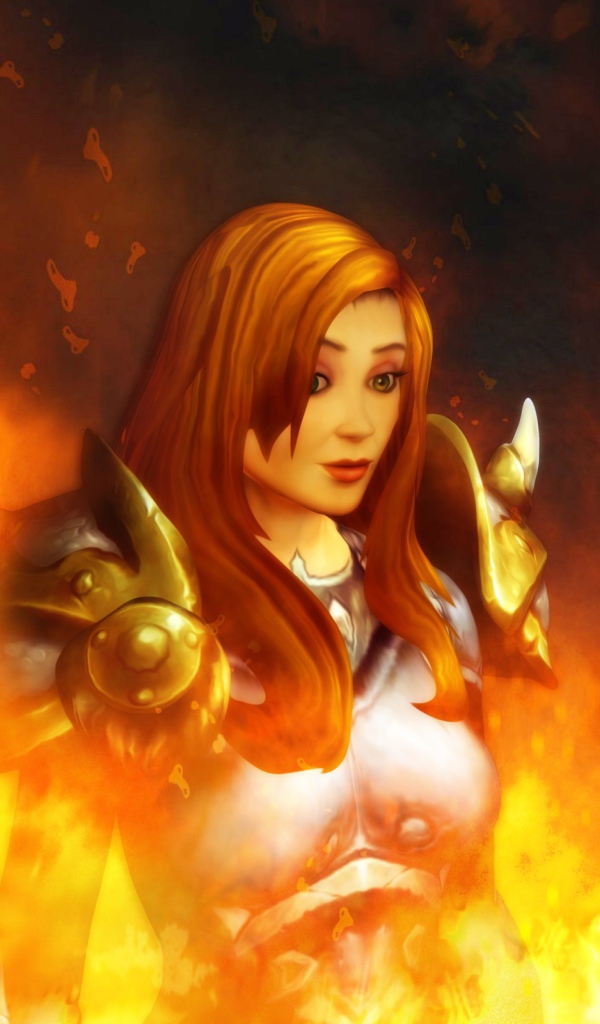 Девушка в огне, игра World of Warcraft Warlords of Draenor