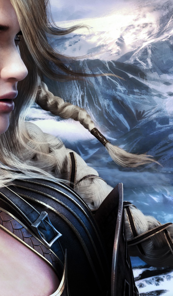 Девушка герой игры Guild Wars