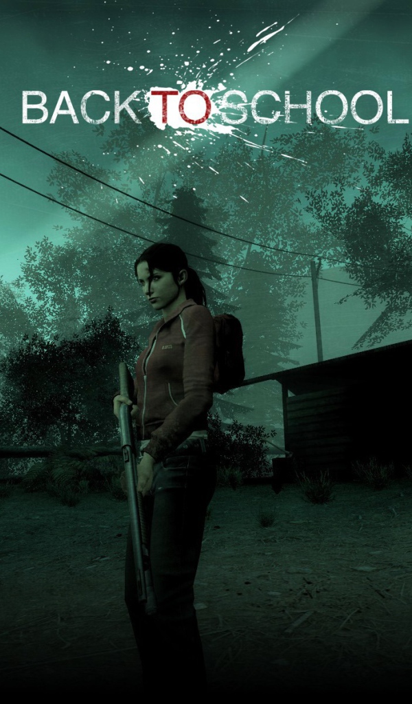 Girl protagonist of the game Left 4 Dead 2