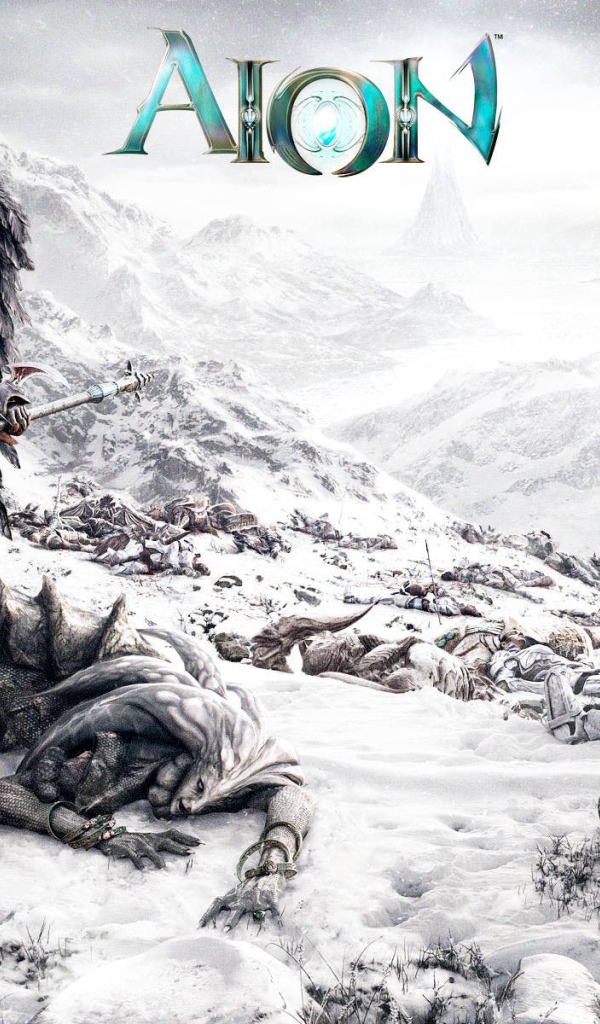 Девушка воин из игры Aion Online