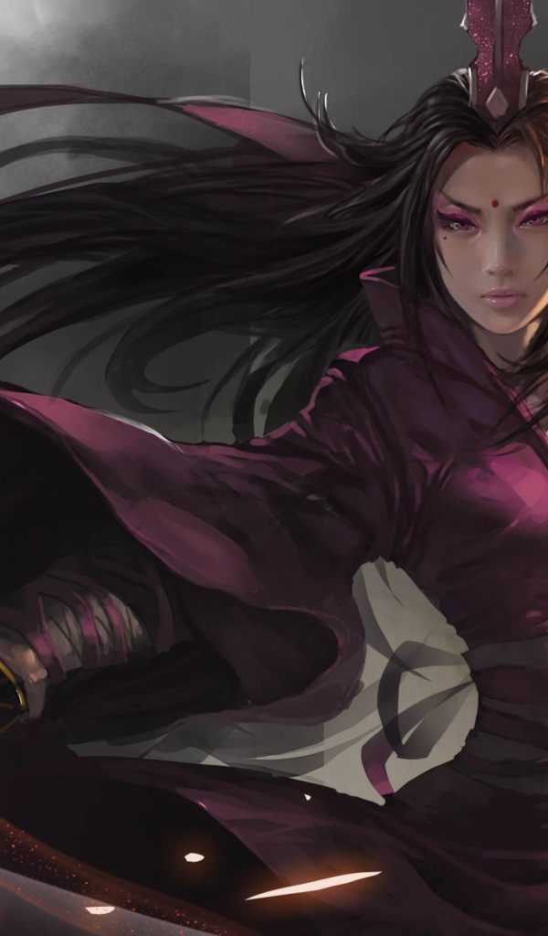 Девушка воин из игры Dynasty Warriors