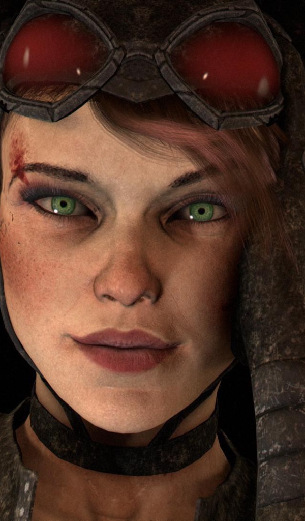 Зеленоглазая Catwoman, игра Batman Arkham Knight