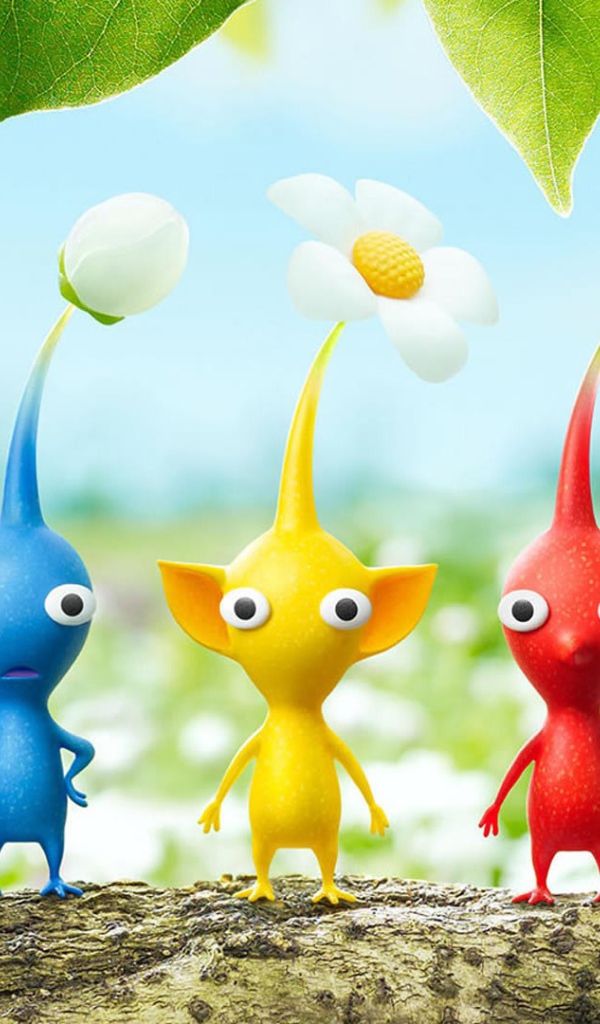 Герои видео игры Pikmin