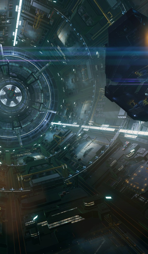 Внутри дока, игра Elite Dangerous