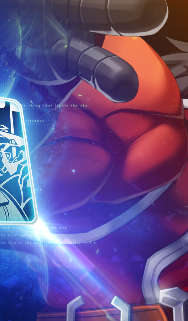 Айрон Тейгер из игры Blazblue