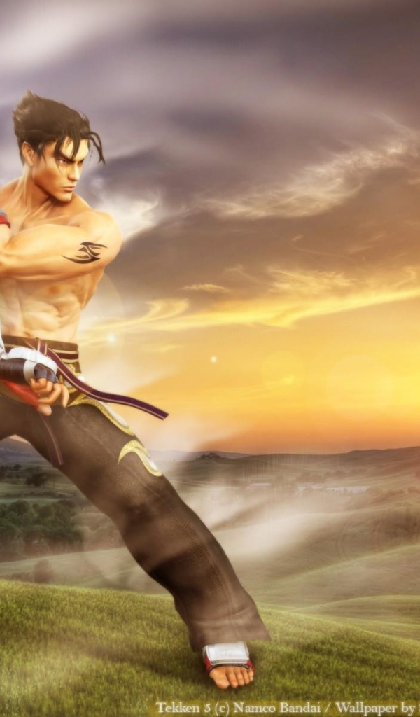 Джин Казама из игры Tekken