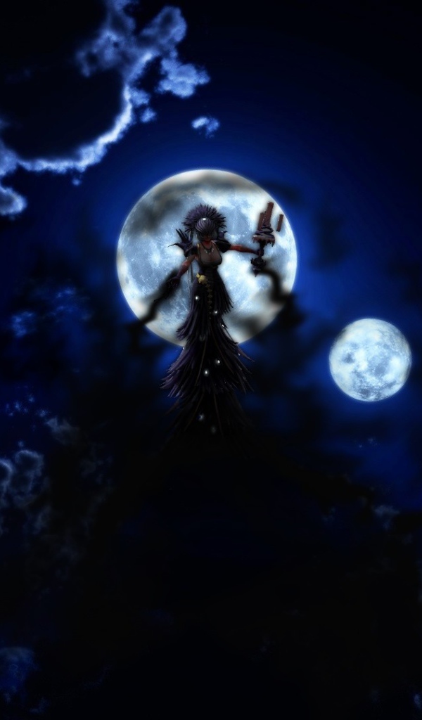 Нокс на фоне луны, игра Smite