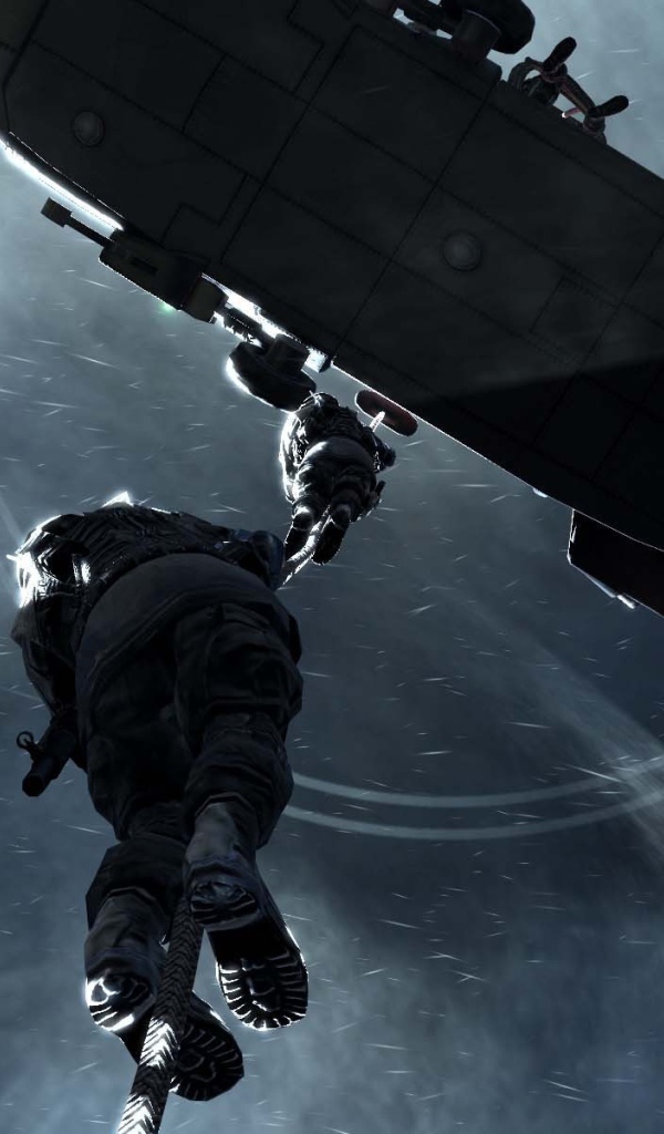 Десант из вертолета в игре Call of Duty