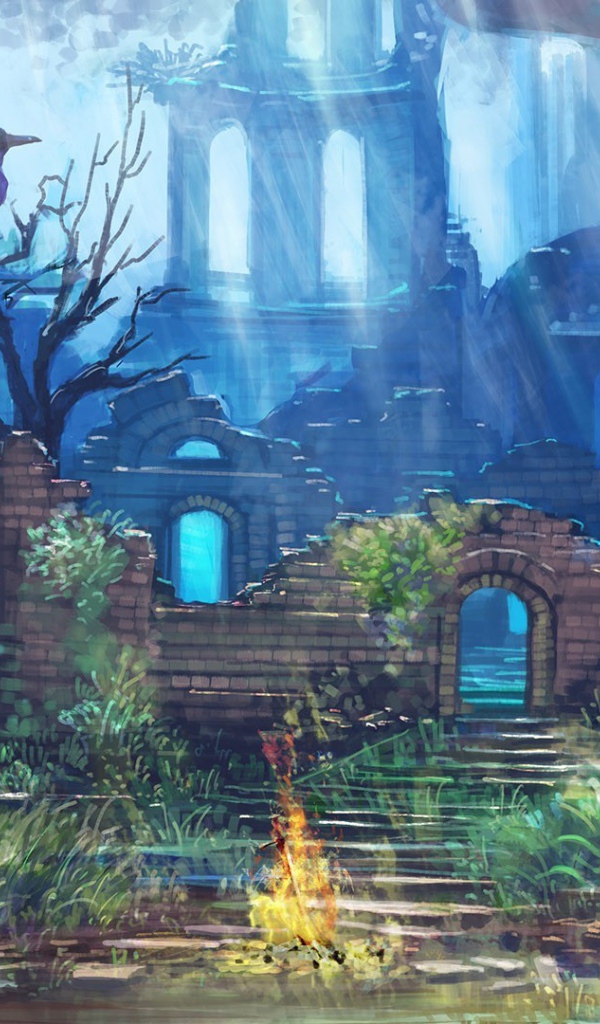 Пейзаж в игре Dark Souls