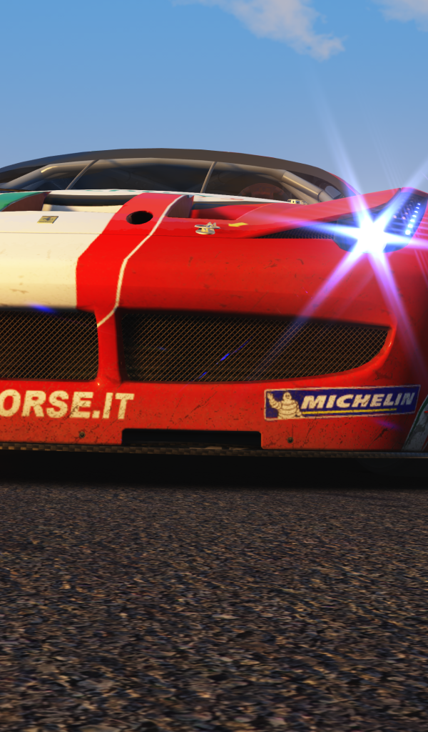 Фары игрового авто Assetto Corsa