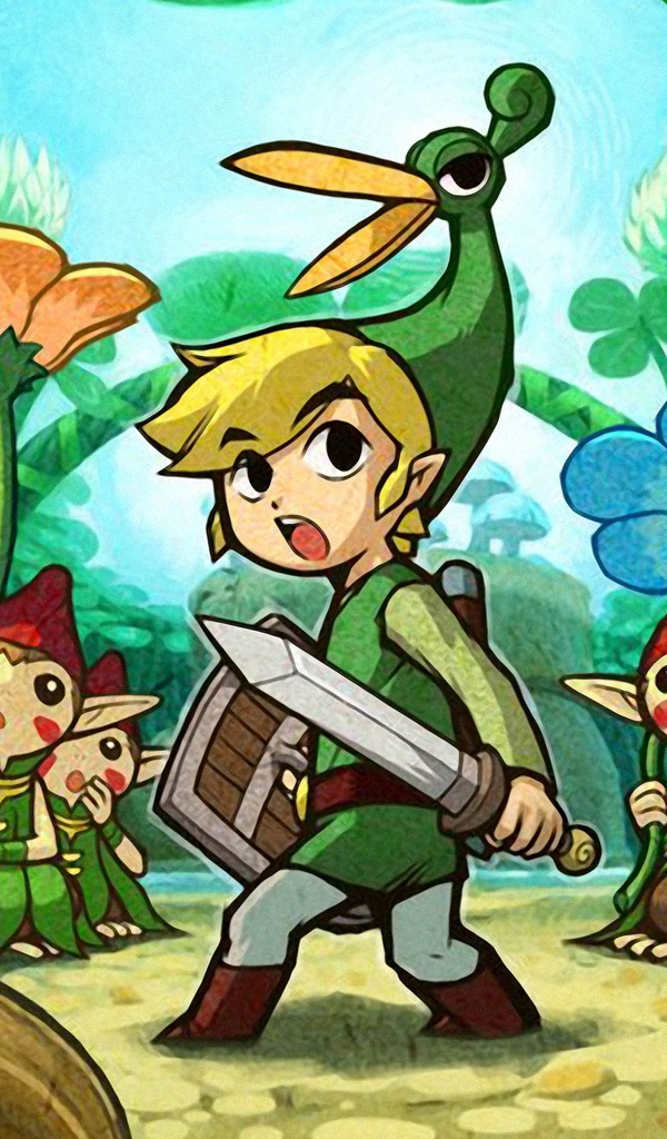 Линк из игры The Legend of Zelda The Minish Cap