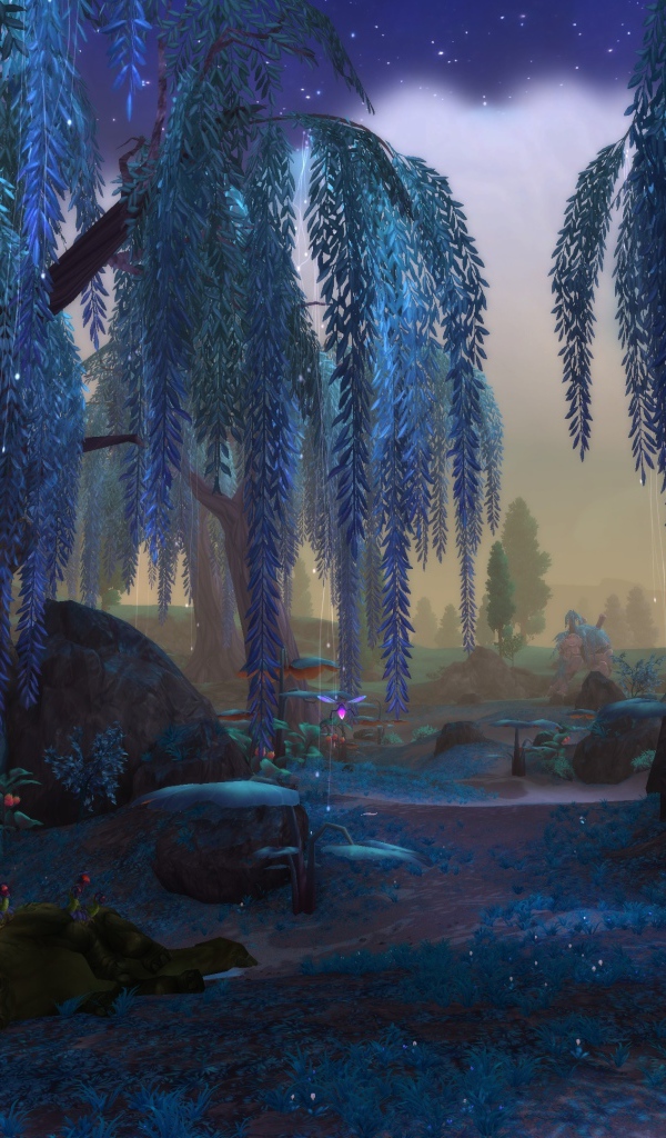 Магический лес в игре World of Warcraft Warlords of Draenor