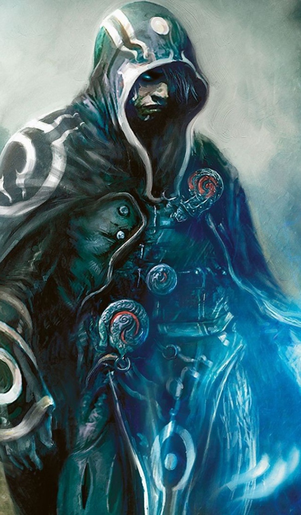Маг в накидке из игры Magic The Gathering