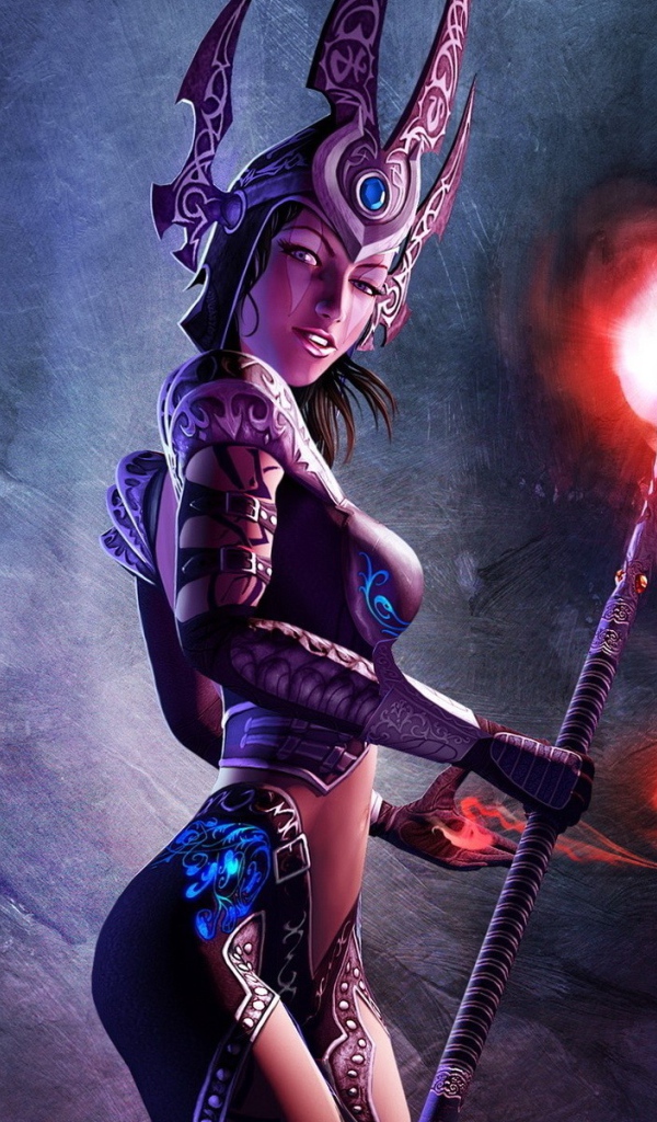 Маг с факелом, игра Sacred 2