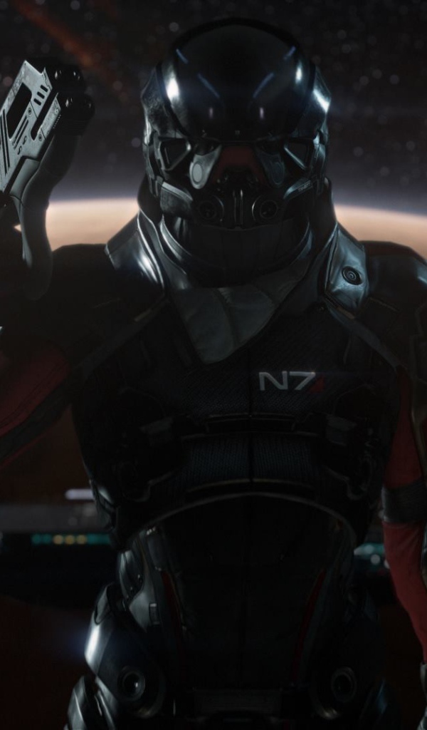 Человек с пистолетом, игра Mass Effect Andromeda