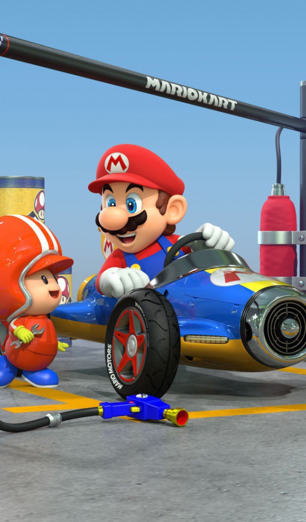 Марио в игре Mario Kart 8