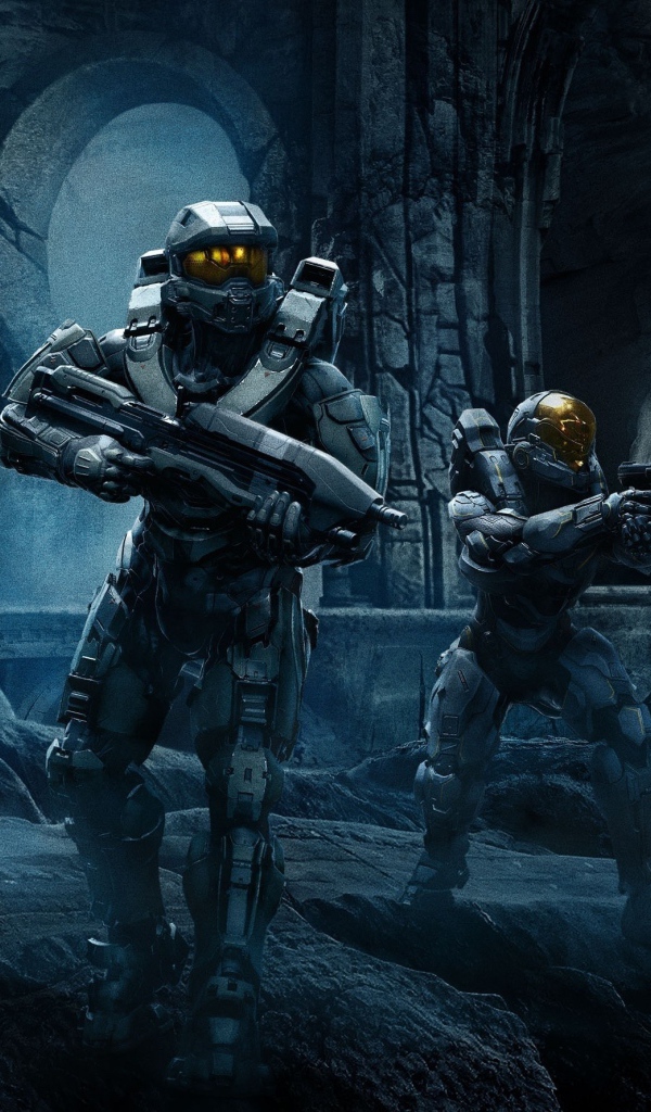 Мастер Чиф ведет команду в бой, игра Halo