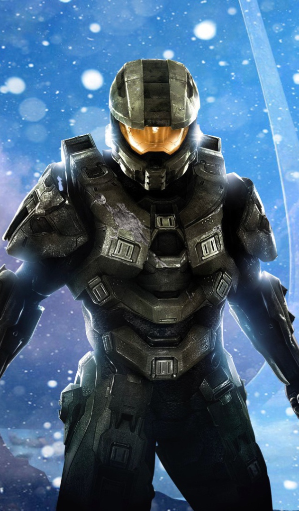 Мастер Чиф на фоне звезд