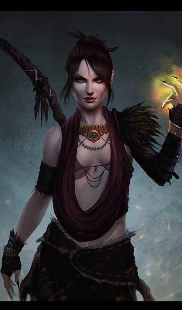 Морриган из игры Dragon Age Origins
