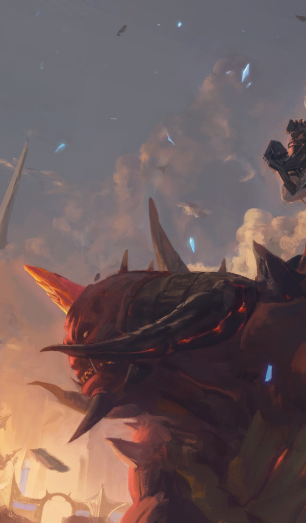 Нова верхом на демоне, игра Diablo