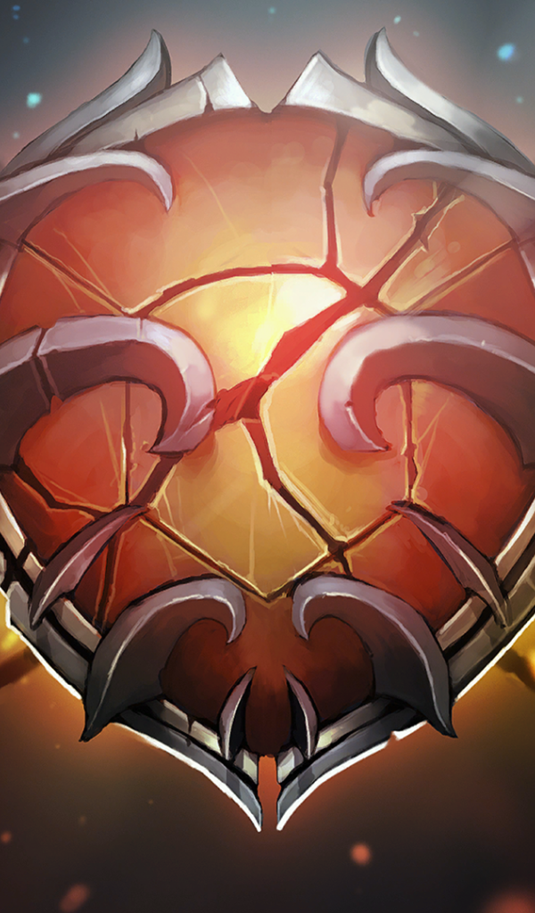 Оранжевый щит на экране загрузки игры Dota 2