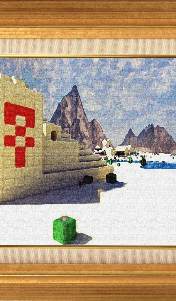 Картина в игре Minecraft