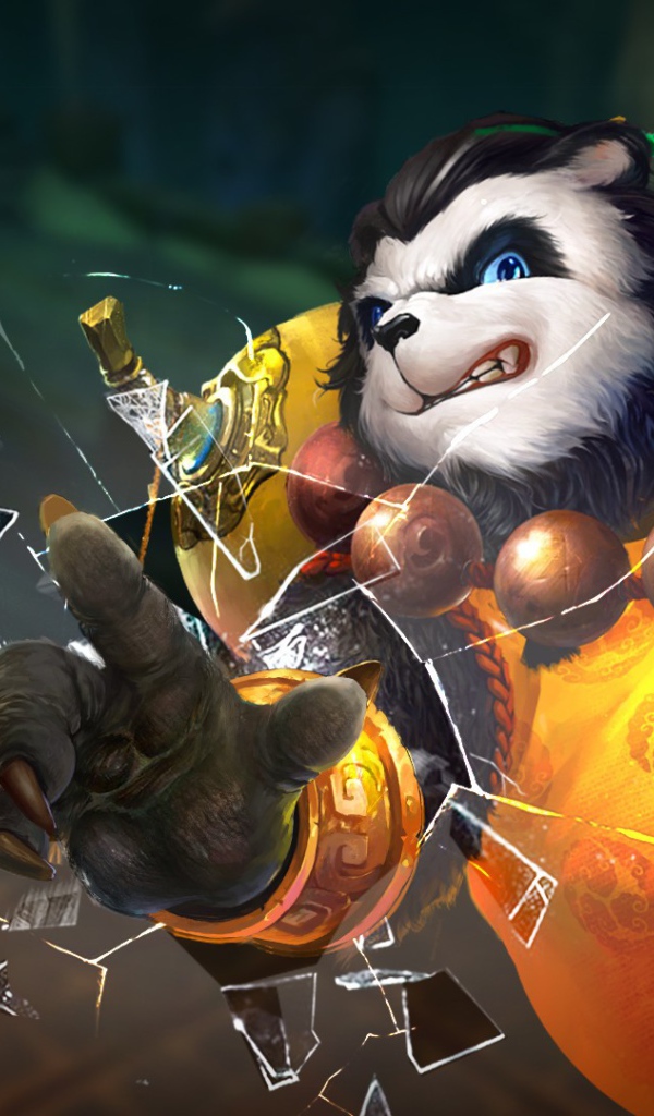 Панда разбила стекло, игра Taichi Panda