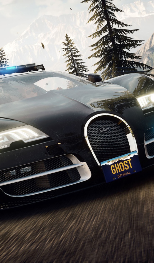 Полицейская Бугатти в игре