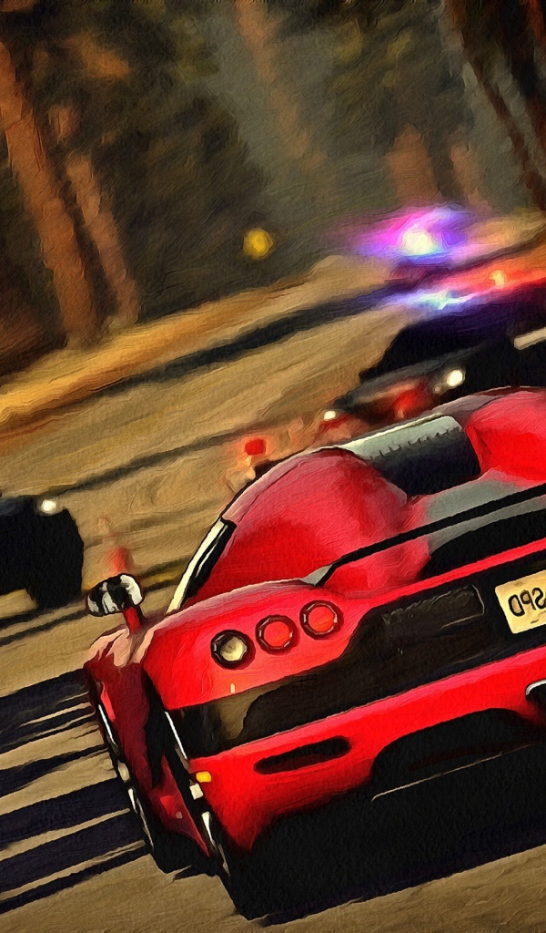 Полицейская погоня в игре