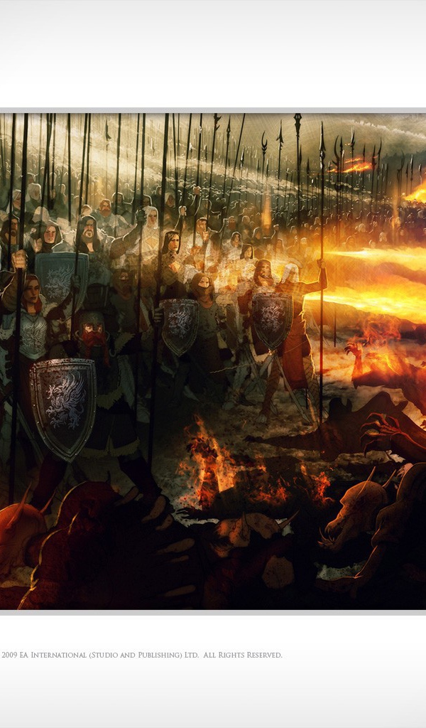 Постер игры Dragon Age Origins