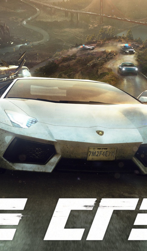 Постер видео игры The Crew