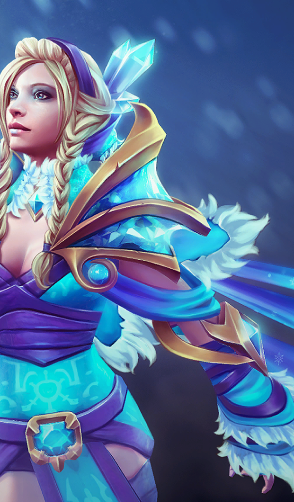 Принцесса в голубых одеждах, игра Dota 2