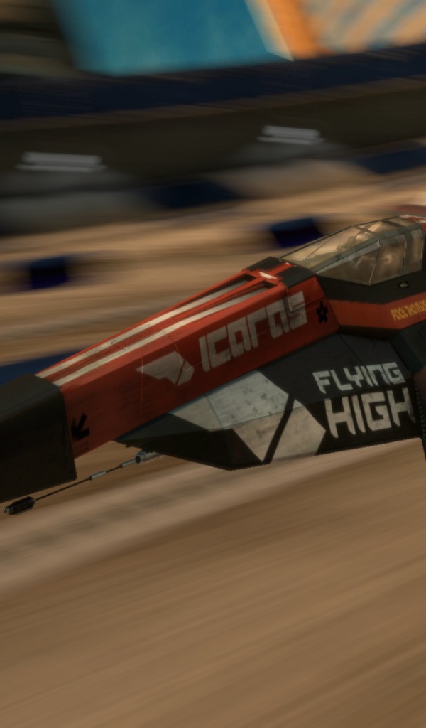 Гоночный аппарат в игре Wipeout 2048