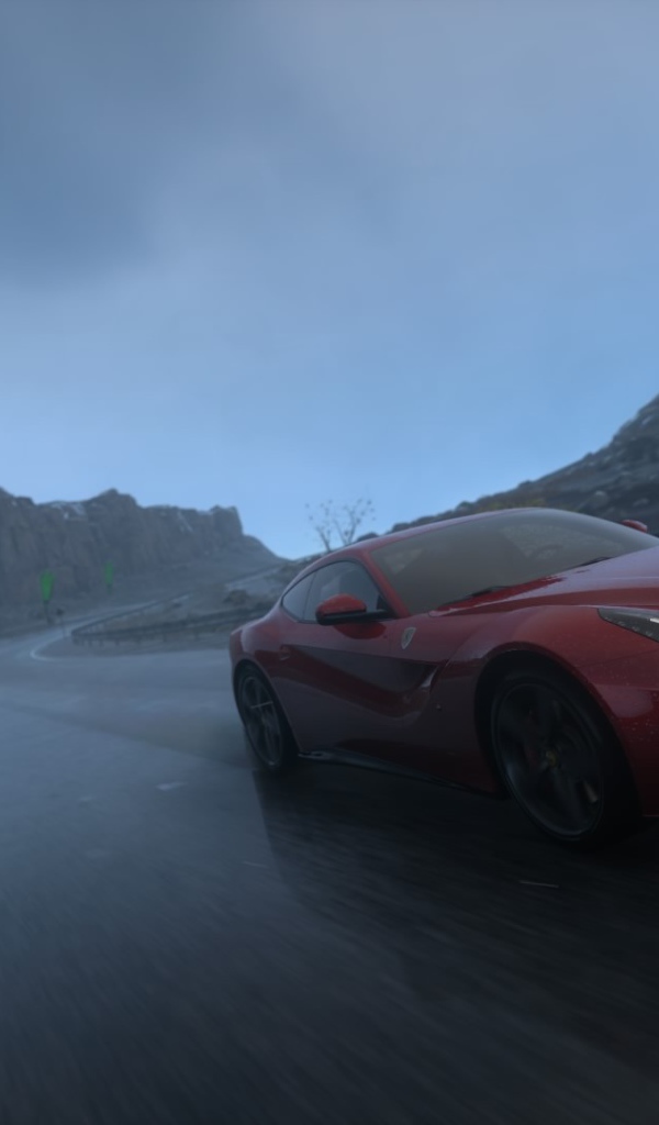 Красный Феррари в игре Driveclub