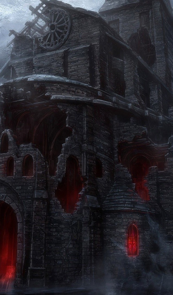 Разрушенная церковь в игре Diablo 3