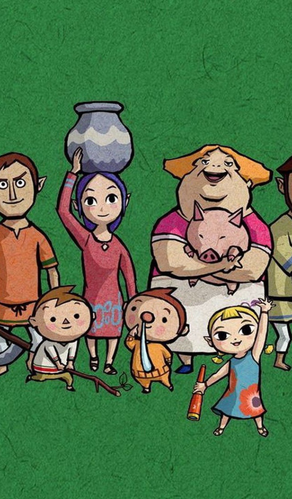 Сельские персонажи игры The Legend of Zelda