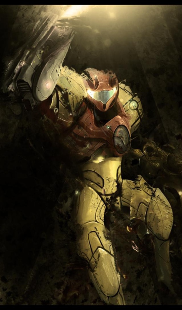 Самус Аран в игре Metroid