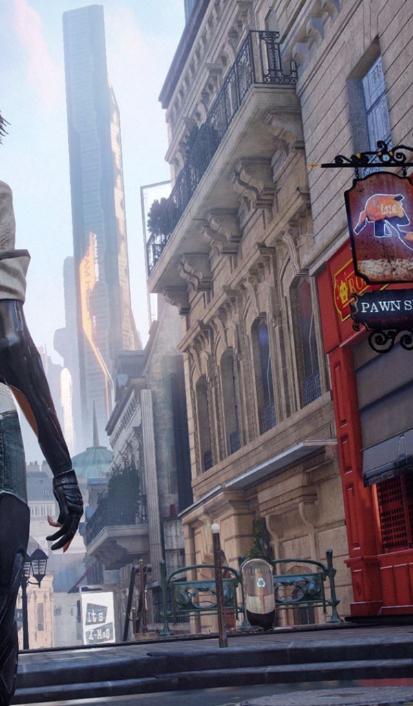 Девушка идет по Парижу, игра Remember Me