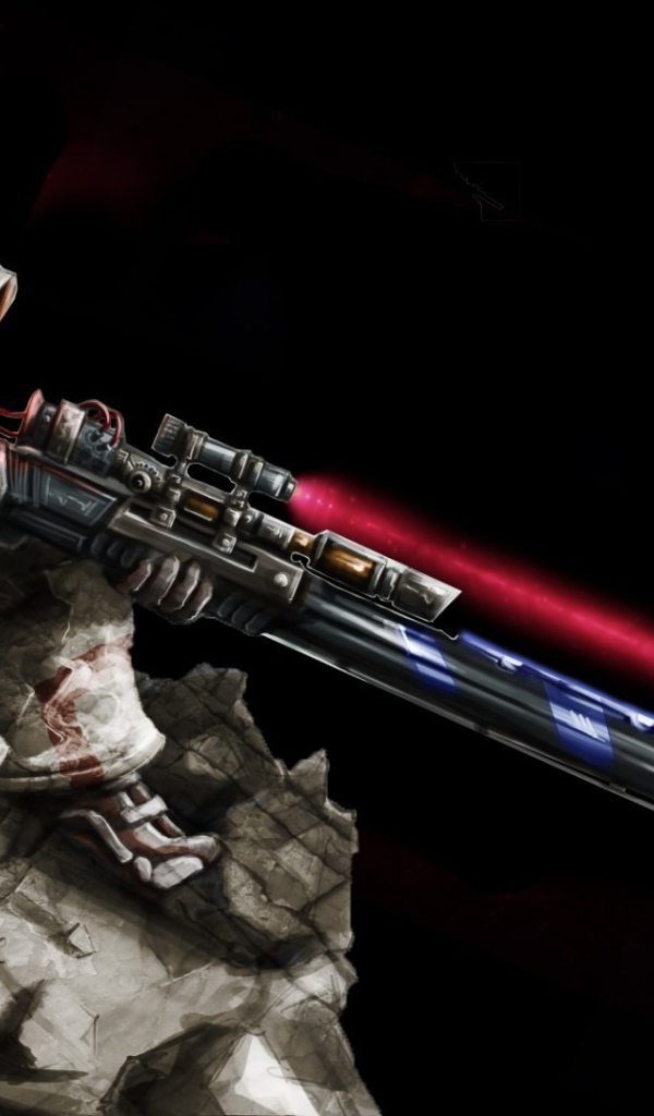 Снайпер стреляет из космоса